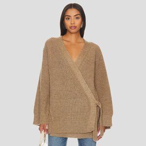 Free People We the Free Obi Cardigan, Color: Driftwood Brown, Size: S / Small
